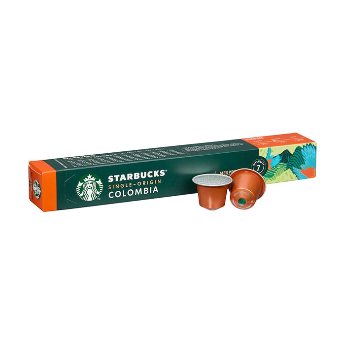 Kaffeekapseln Nespresso Starbucks Single-Origin Colombia 10 Stück