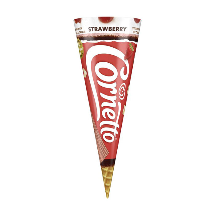 Cornetto Erdbeere 24 x 24 Stück