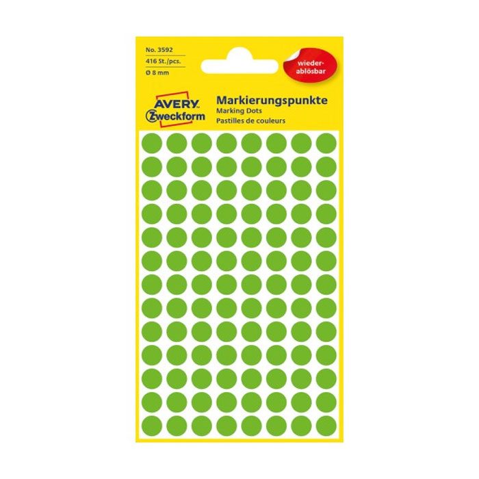 Markierungspunkte Ø 8mm grün